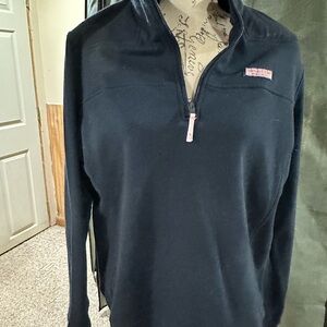 Vineyard Vines Navy Quarter-Zip Pullover